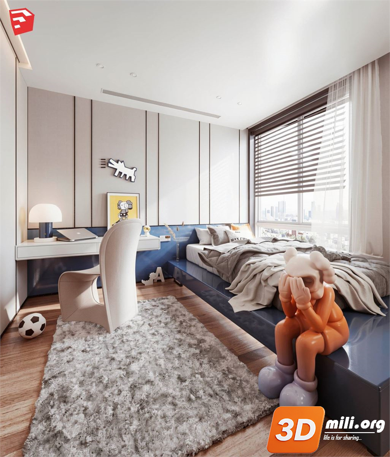 Children Room Scenes Skp FIles 